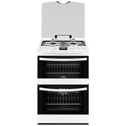 Zanussi ZCK68300W Dual Fuel Cooker, White